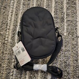Black Quilted Crossbody Bag